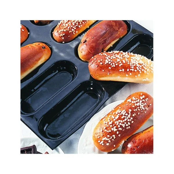 site soldes Brioches Longues (ovales) Flexipan – Moule Silicone 1
