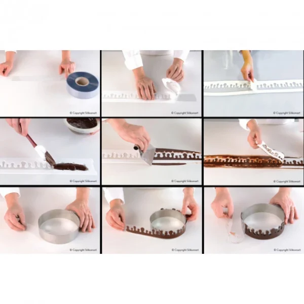 pas cher en ligne Kit Décor Silicone Goutte Silikomart Professionnal 4