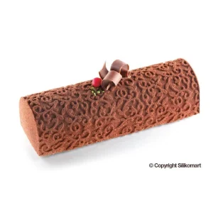 styles dernier cri Kit Moule à Bûche Et Tapis Décor Arabesque SilikoMart Professional 8