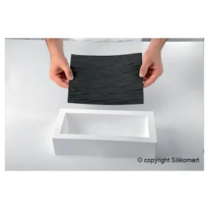 styles dernier cri Kit Moule à Bûche Et Tapis Décor Arabesque SilikoMart Professional 10
