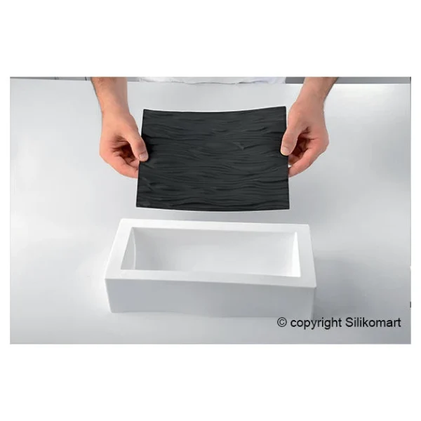 styles dernier cri Kit Moule à Bûche Et Tapis Décor Arabesque SilikoMart Professional 4