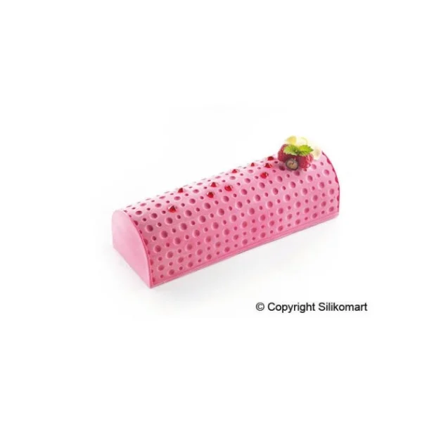 soldes en ligne Kit Moule à Bûche Et Tapis Décor Pois SilikoMart Professional 3