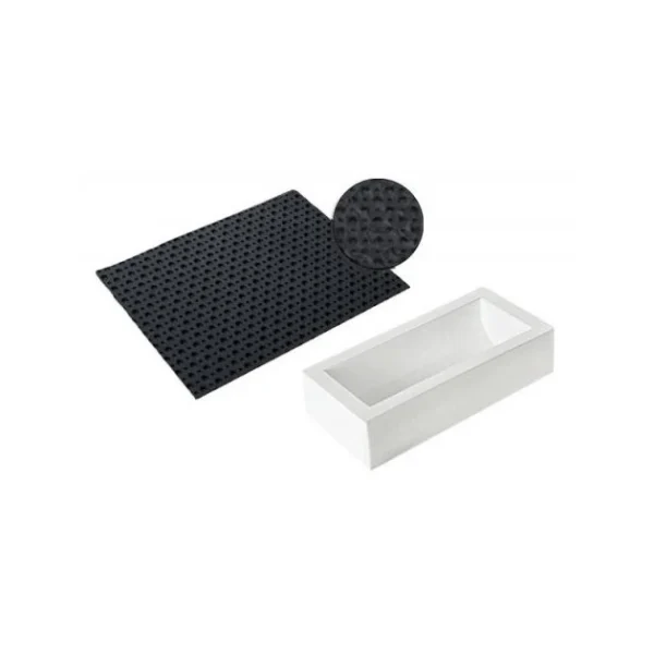 soldes en ligne Kit Moule à Bûche Et Tapis Décor Pois SilikoMart Professional 1