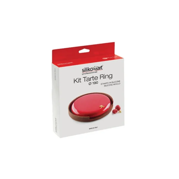 Kit Moule Silicone 1 Tarte Ø 190mm Silikomart Professional grande marque pas cher 7