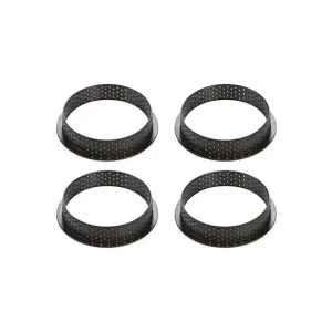 Authenticité garantie Kit Moule Silicone 4 Tartelettes Ø 100mm Silikomart Professional 15