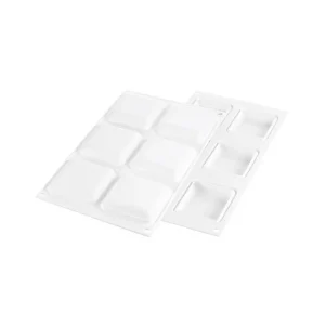 Kit Moule Silicone 6 Tartelettes Carrées 80mm Silikomart Professional ﻿soldes 16