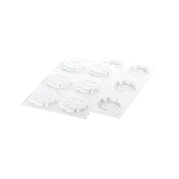 Kit Moule Silicone 6 Tartelettes Ø 80mm Paradis Silikomart Professional mode pas cher 5