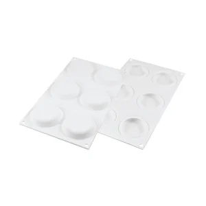 Kit Moule Silicone 6 Tartelettes Ø 80mm Silikomart Professional site pas cher 15
