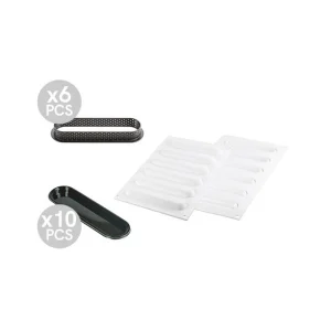 Officielle Kit Moule Silicone 6 Tartelettes Oblong 14,6 Cm Silikomart Professional 11