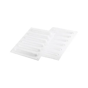 Officielle Kit Moule Silicone 6 Tartelettes Oblong 14,6 Cm Silikomart Professional 19
