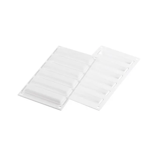 soldes en ligne Kit Moule Silicone 6 Tartelettes Rectangle 120mm Silikomart Professional 5