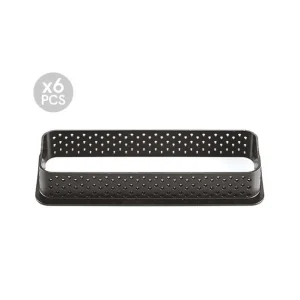 soldes en ligne Kit Moule Silicone 6 Tartelettes Rectangle 120mm Silikomart Professional 16