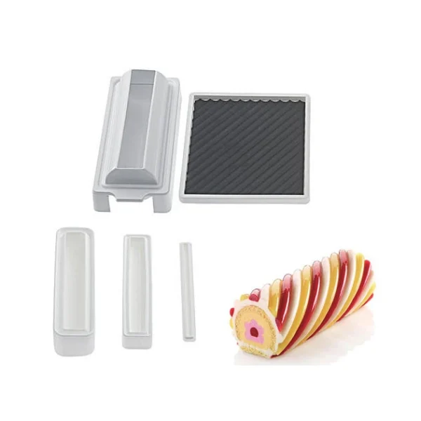 Boutique officielle Kit Moule Silicone Bûche Ali Di Fata 1400ml SilikoMart Professional 1
