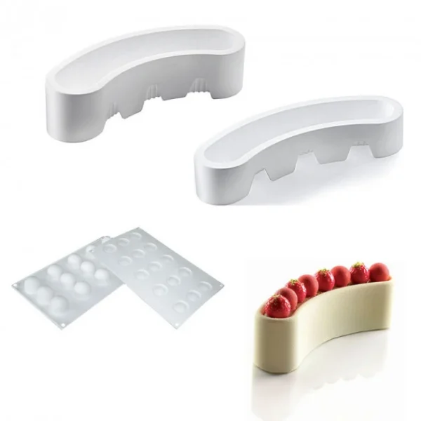 Kit Moule Silicone Demi-Lune 280 Mm Silikomart en ligne 1
