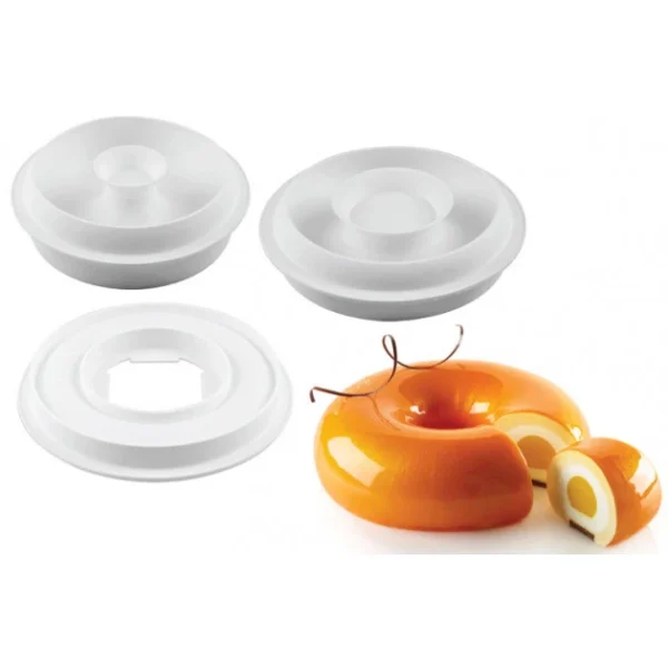 Kit Moule Silicone Savarin Trinity SilikoMart Professional des prix incroyables 1