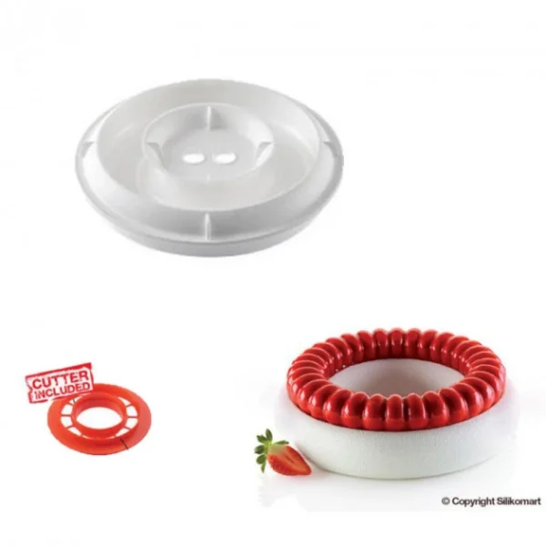 Livraison internationale Kit Moule Silicone Symphony Ø 240mm Silikomart 1