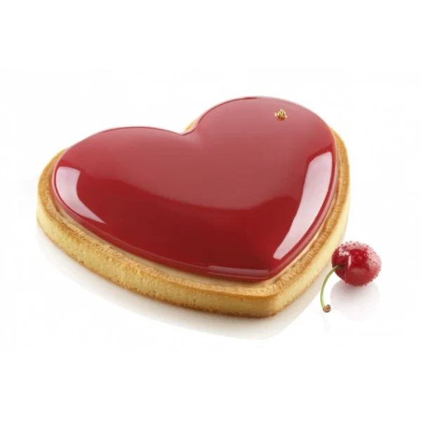 Kit Moule Silicone Tarte Cœur 20,5 X 19 Cm Silikomart Professional grossiste en ligne 6