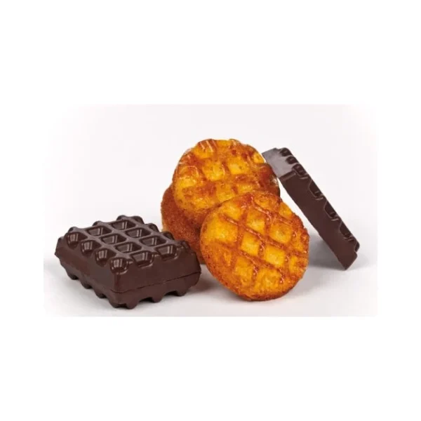 boutique en ligne france Silikomart Moule 20 Mini Gaufres En Silicone 3