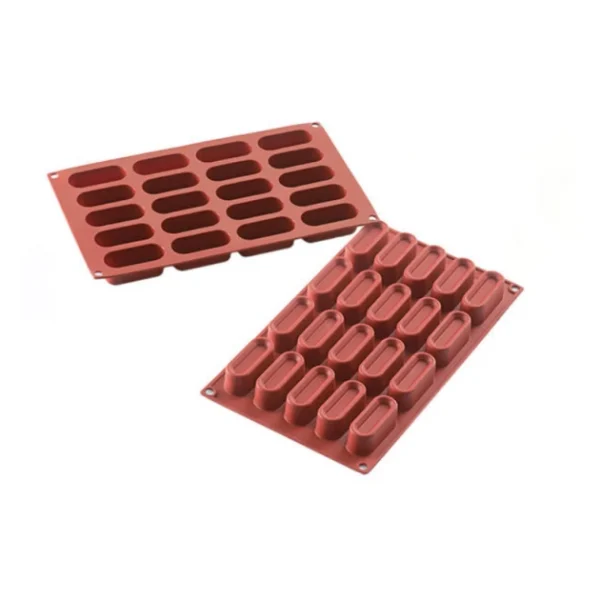 Officielle MALLARD FERRIERE Moule 20 Ovales Avec Bords En Silicone 1