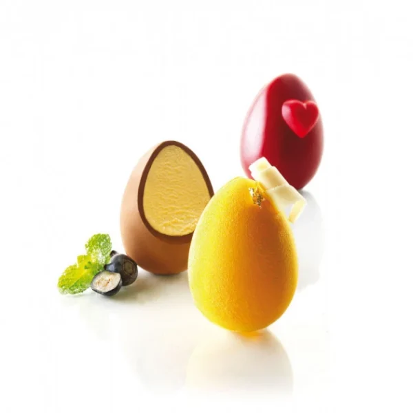 site pas cher Moule 5 Oeufs Silicone Ø 50 Mm Silikomart 3