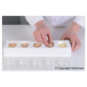 site pas cher Moule 5 Oeufs Silicone Ø 50 Mm Silikomart 12