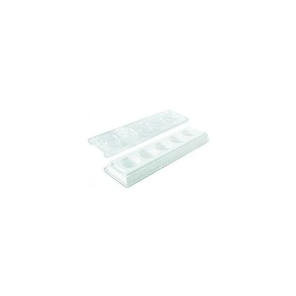 beauté Moule 5 Sphères Silicone Ø 48 Mm Silikomart 1