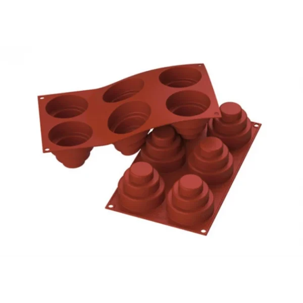 ultratendance MALLARD FERRIERE Moule 6 Dômes à Etages En Silicone 1
