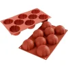 vente en ligne MALLARD FERRIERE Moule 8 Dômes Striés En Silicone 5