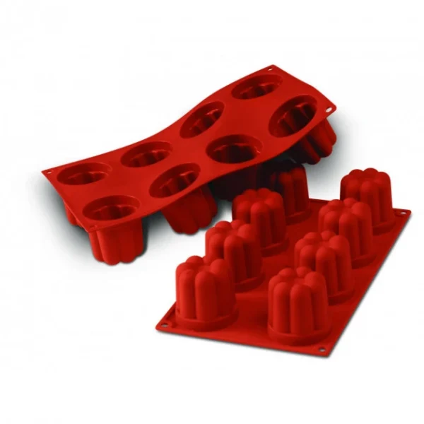 exclusivement disponibles Silikomart Moule à Bavarois Ø 5,7 Cm Silicone Souple Professionnel 1