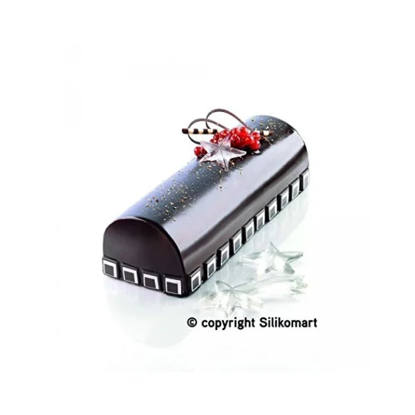 Moule à Bûche Silicone 25 Cm SilikoMart Professional en vente 3