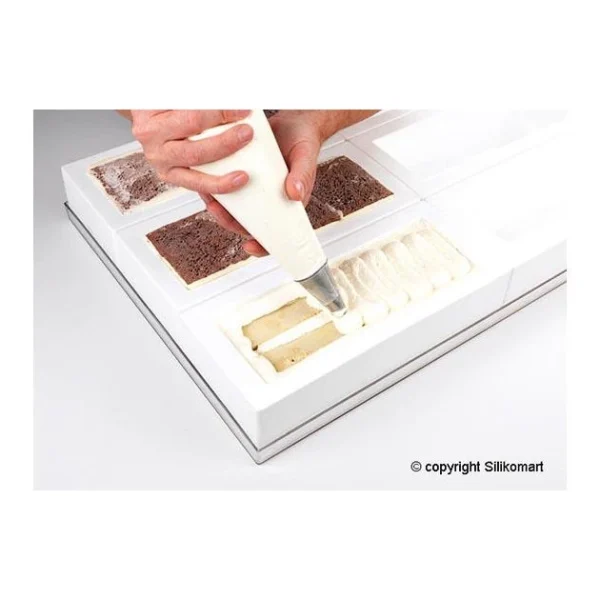 Moule à Bûche Silicone 25 Cm SilikoMart Professional en vente 4