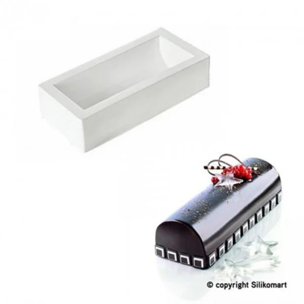 Moule à Bûche Silicone 25 Cm SilikoMart Professional en vente 1