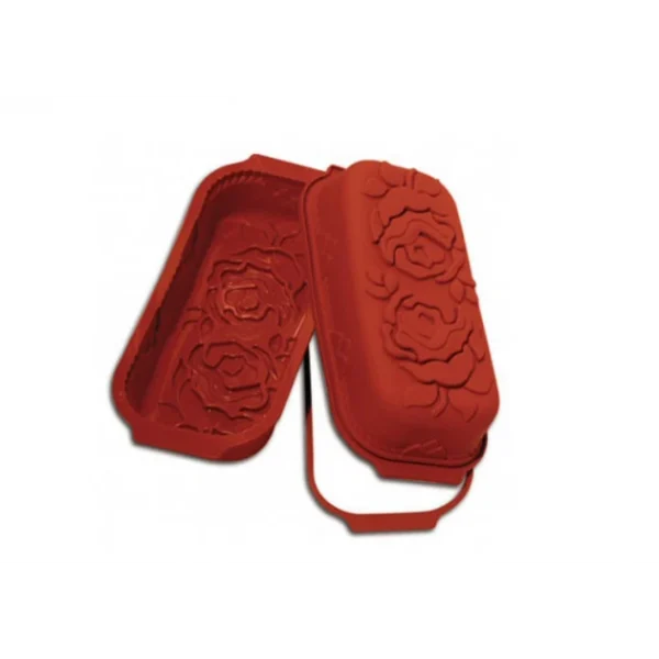 MALLARD FERRIERE Moule à Cake Silicone Avec Roses 300x145mm Meilleur Prix 1