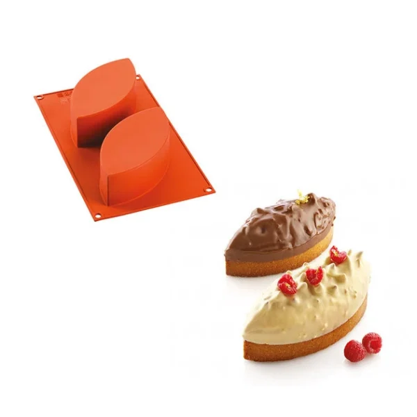 en ligne officielle Moule à Cake X2 Silicone Michalak 170 X 80 X H50 Mm Silikomart Professional 1