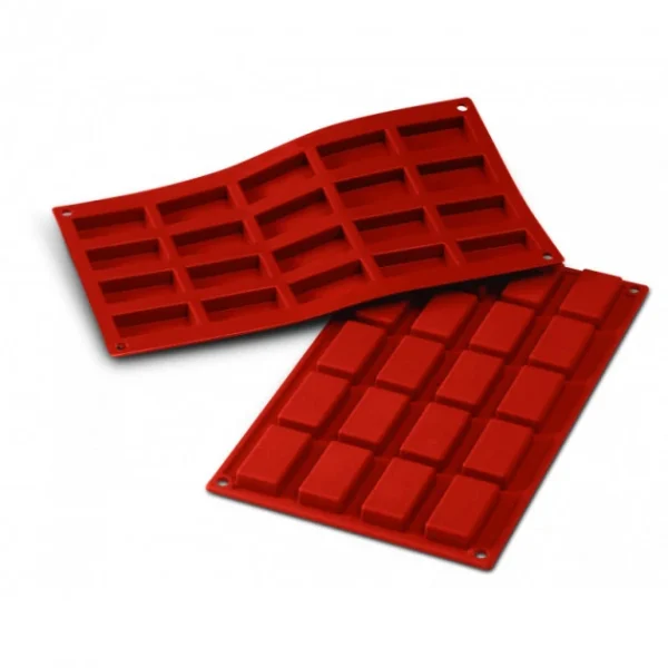 en france Silikomart Moule à Mini Financier Silicone Souple Professionnel 1