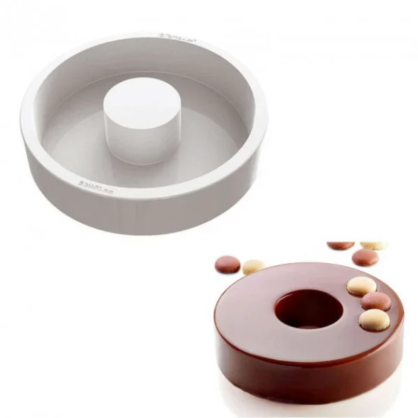 le grand escompte Moule à Savarin Saturne En Silicone Ø 200mm Silikomart 1