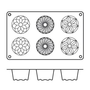 l'unique style Silikomart Moule Mini Kougloffs Assortis Professionnel En Silicone 6