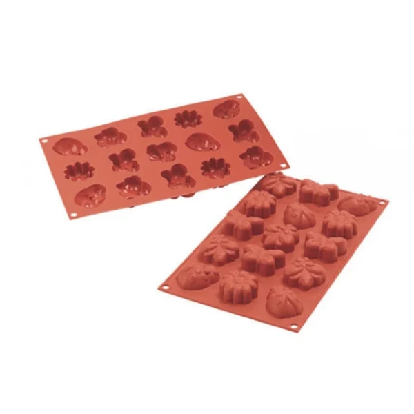 MALLARD FERRIERE Moule Nature Et Animaux 15 Pièces En Silicone Prix très abordable 1