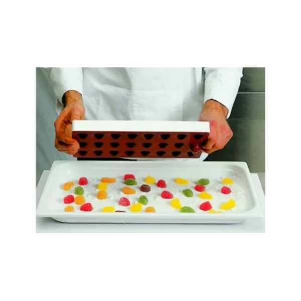 Pas Cher soldes France Moule Pâte De Fruit Fraise 24 Empreintes 10ml SilikoMart Professional 4