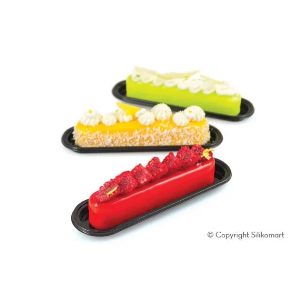 Moule Silicone 10 Eclairs 13×2,5 Cm SilikoMart Professional en france 7
