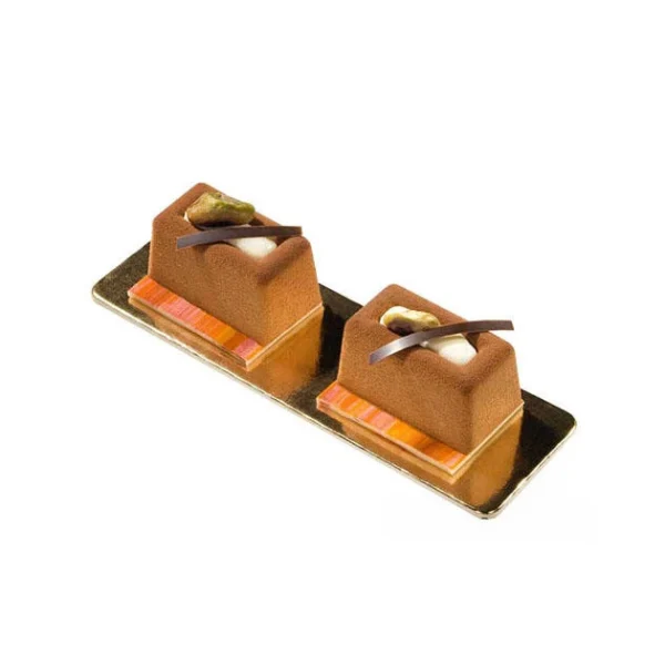aux meilleurs prix MALLARD FERRIERE Moule Silicone Savarin Rectangle 6,1 X 4 Cm X H 2,6 Cm (x10) Silikomart 3