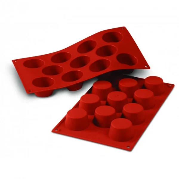 outlet soldes Moule Silicone Muffins 5,1 Cm X H 2,8 Cm (x11) Silikomart 1