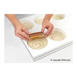 Moule Silicone 12 Empreintes Rondes Ø115 Mm Silikomart magasin 8