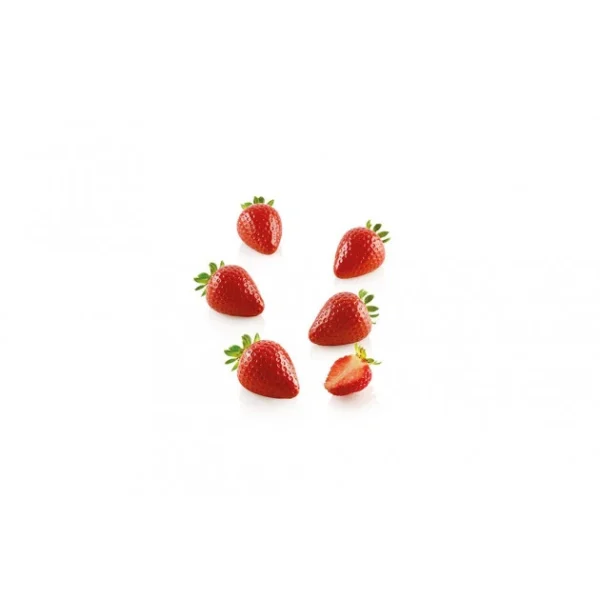 Moule Silicone 15 Mini Fraises 48 X 37 X H33 Mm 30ml SilikoMart Professional Dernières Nouveautés 3