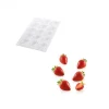 Moule Silicone 15 Mini Fraises 48 X 37 X H33 Mm 30ml SilikoMart Professional Dernières Nouveautés 11