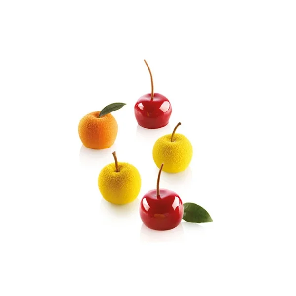 Moule Silicone 15 Mini Pommes Ø39 X H30 Mm 30ml SilikoMart Professional en vente 3
