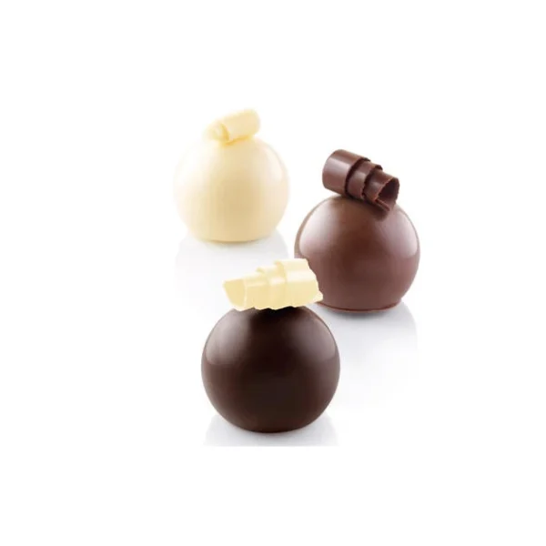 magasins pas chers Moule Silicone 15 Mini Truffes Ø 3,2 Cm Silikomart Professional 4