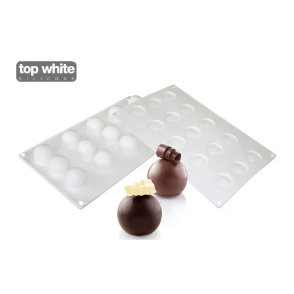 magasins pas chers Moule Silicone 15 Mini Truffes Ø 3,2 Cm Silikomart Professional 1