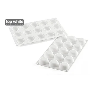 De Qualité Moule Silicone 15 Ronds Bombés Ø45 X H20 Mm – 26ml SilikoMart Professional 10