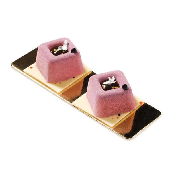 Moule Silicone Savarins Carrés 4,8 Cm X H 3 Cm (x15) Silikomart à prix très bas 3
